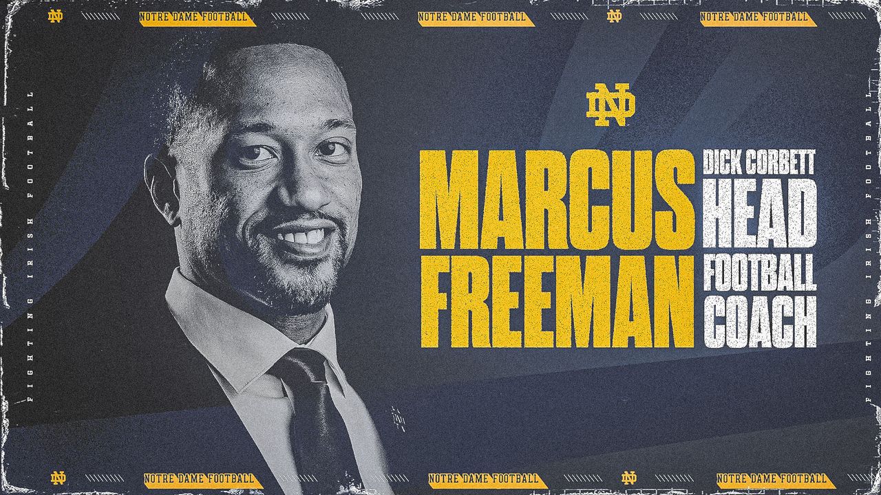 Marcus Freeman Named 30th Head Football Coach At Notre Dame – Notre Dame  Fighting Irish – Official Athletics Website
