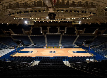 Notre Dame Basketball Arena Seating Chart