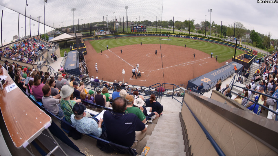 A near capacity crowd witnessed the first NCAA Regional game in Melissa Cook Stadium history on May 15, 2015