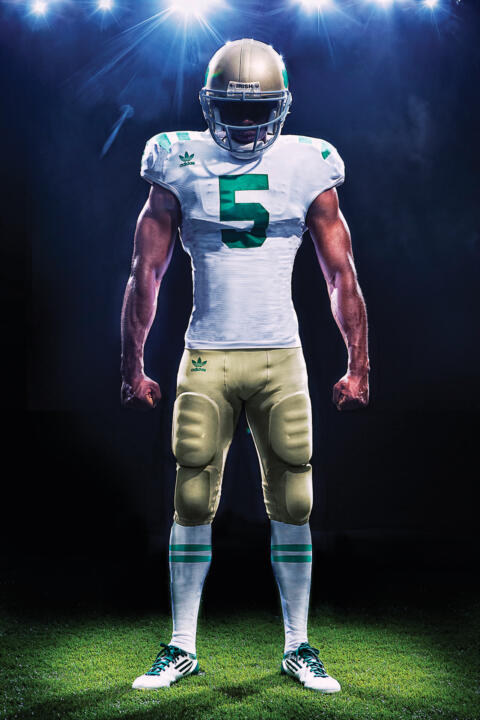 notre dame football no names on jerseys