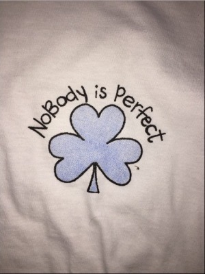 NoBody Is Perfect T Shirt Design