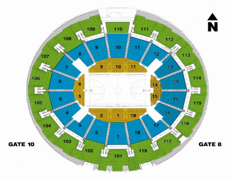 Purcell Pavilion Seating – Notre Dame Fighting Irish ...