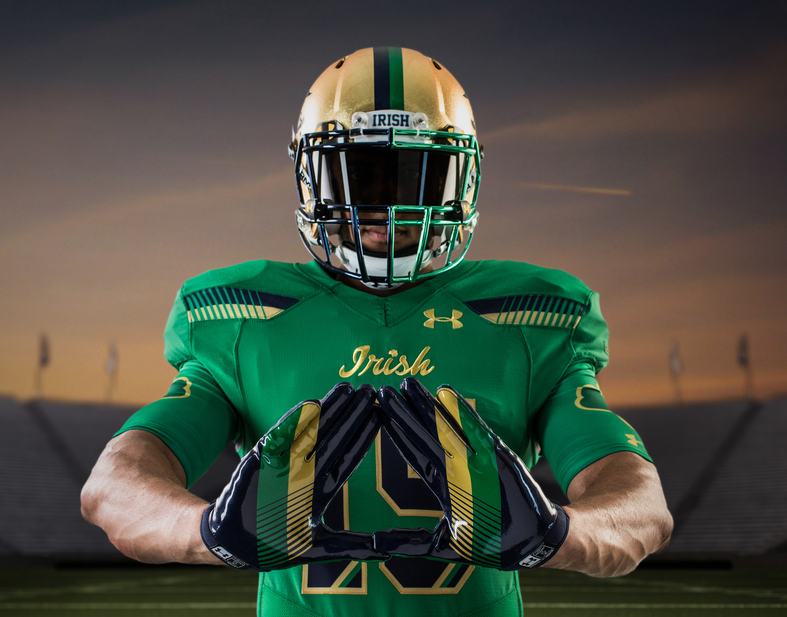 notre dame football under armour